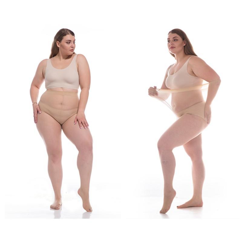 6D Ultra ince Büyük Boy Külotlu Kadın Artı Boyutu Anti-kanca Tayt Nefes Seksi Süper Elastik çorap Kadın