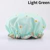 1pc Double Layer Shower Caps,Adjustable Printed Daisy Bonnet,Band Hair Hat for Women Ladies,Four Colors To Choose from
