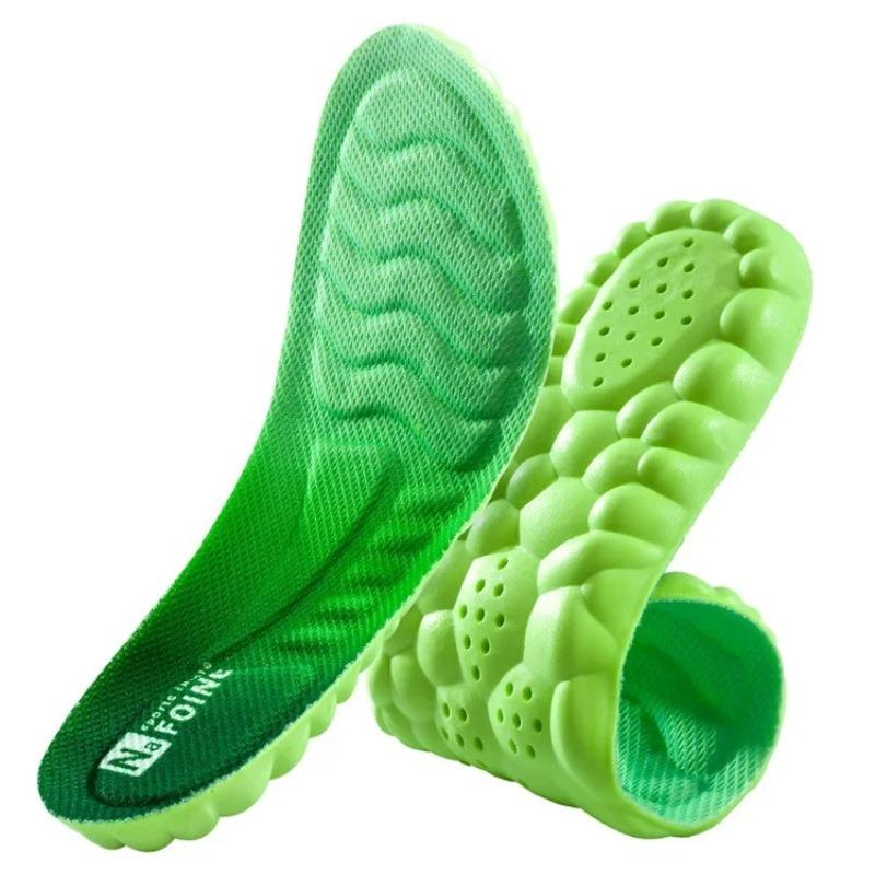 4D Cloud Technology Sport-Einlegesohlen für Schuhe, PU-Sohle, weich, atmungsaktiv, Stoßdämpfung, Kissen, Laufen, orthopädische Pflege-Einlegesohlen