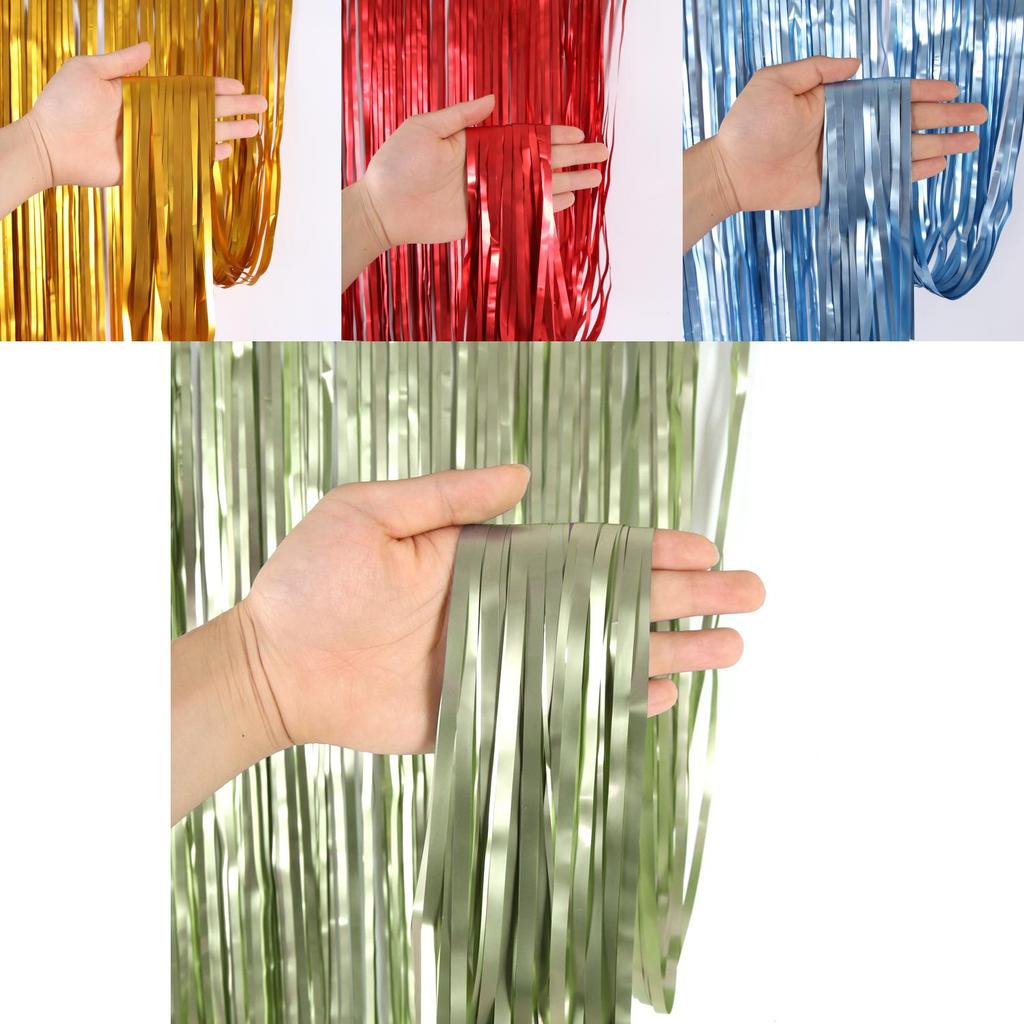 Elegant 1x2m Matte Colorful Rain Curtain For Stunning Birthday Wedding Party Decorations
