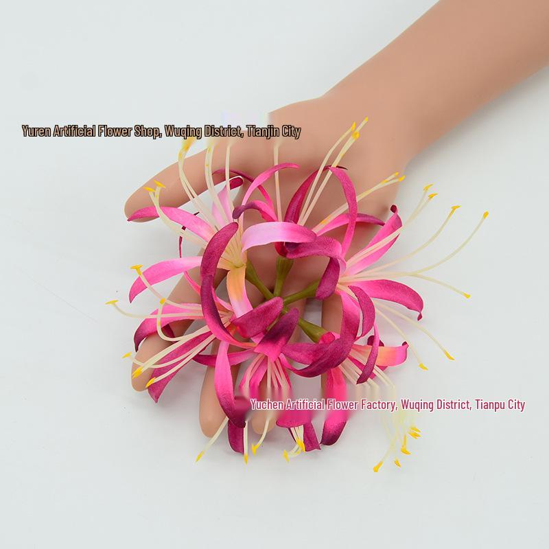 Lycoris Radiata Artificial Flower Head, Hanfu Photography Props & Floral Decor