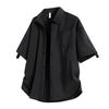 Retro Workwear Short Sleeved Shirt Men's Loose Collared Casual Shirt Summer Shirt