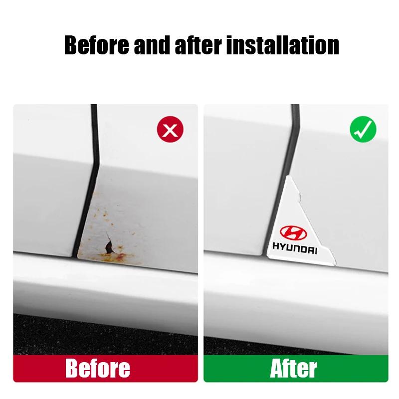 Car Door Corner Cover Bumper Protector for Hyundai Kona Veloster Sonata Elantra Tucson Palisade Venue Ioniq Solaris Sedan Aslan AG3