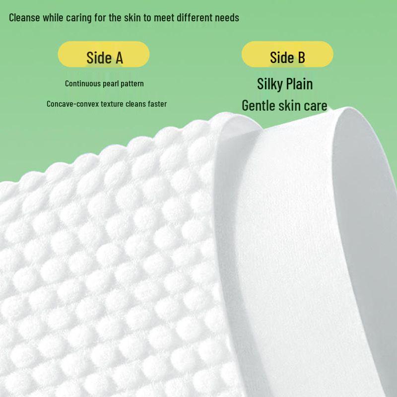 Jednorázový nepouštějící vlákna velký bavlněný mycí hadřík na obličej pro použití na koleji