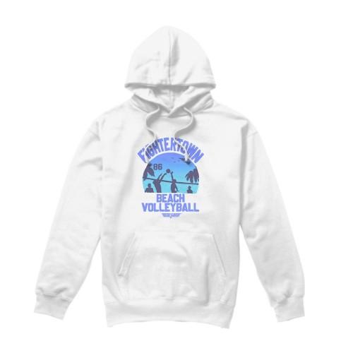 Top Gun Mens Volleyball In Jeans Hoodie