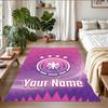Crystal Velvet Rug Custom Name Text, Soft Non Slip Floor Mat Home DecorGermany national football team