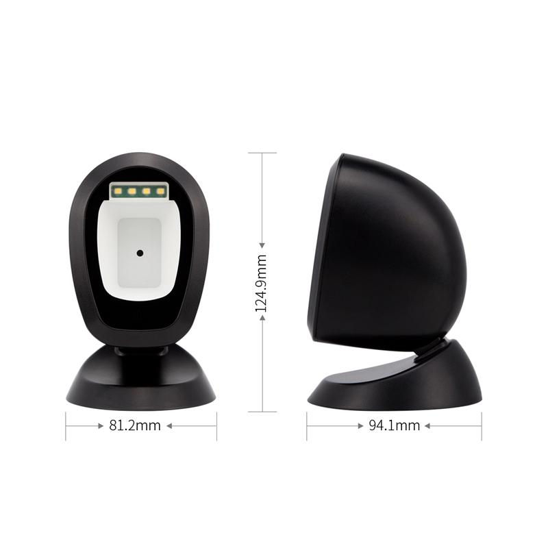 Buy USB Automatic Barcode Scanner Handsfree 1D 2D Barcode Scanner 360