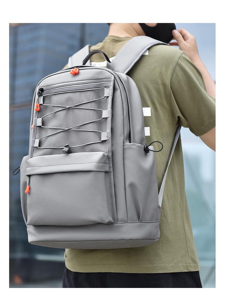 Men's Casual Multifunctional 17" Laptop Backpack - Large Capacity for College, Business & Travel