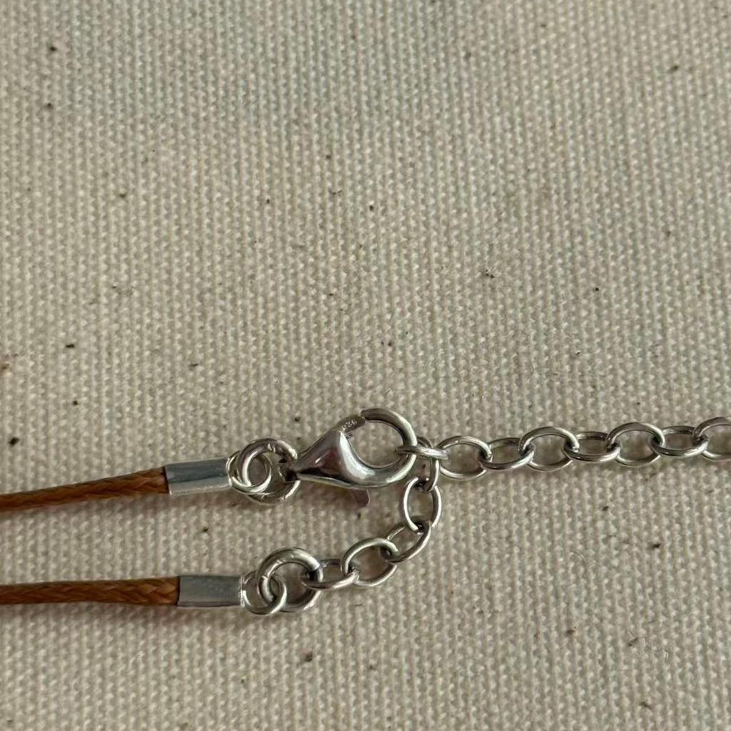 S925 Silver Grassland Totem Horse Pendant Necklace - Casual & Versatile Sweater Chain