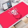 Roztomilý design axolotla Estetická velká podložka pod herní myš Podložka na kancelářský stůl Podložka pod počítačovou klávesnici Protiskluzové doplňky pro dekoraci kancelářského stolu