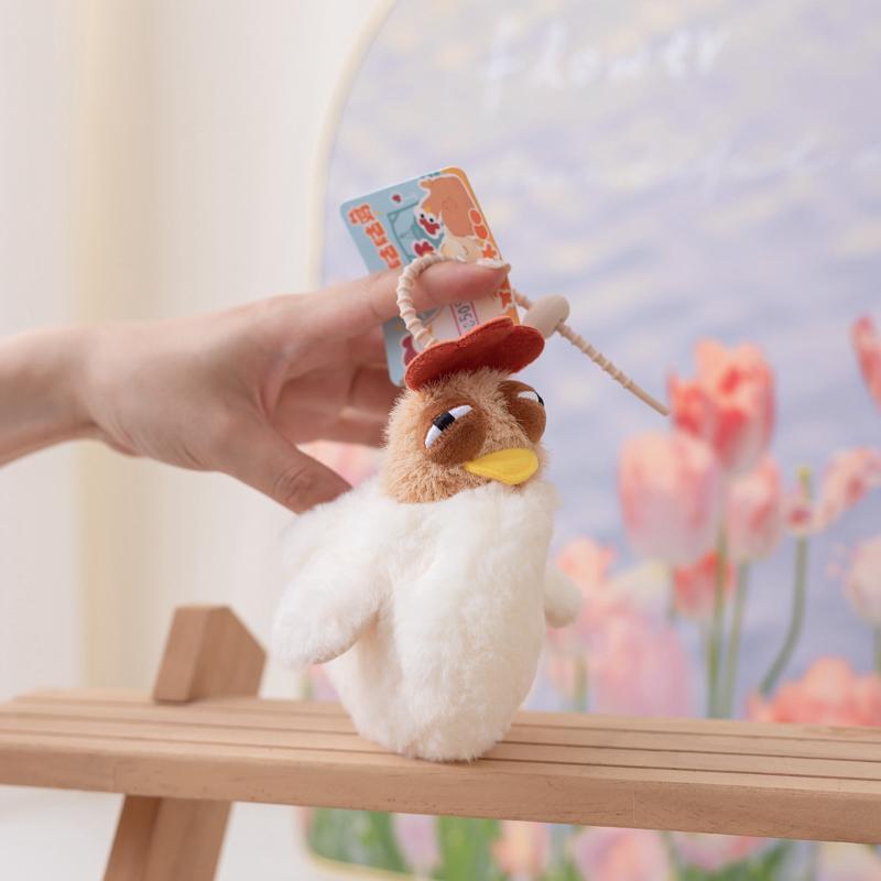 Creative Design Dozy Chicken Plush Bag Doll Pentant Squawk Alcoholic Chicken Soft Texture Stuffed Cotton Plush Tote Designed For Birthday Surprise