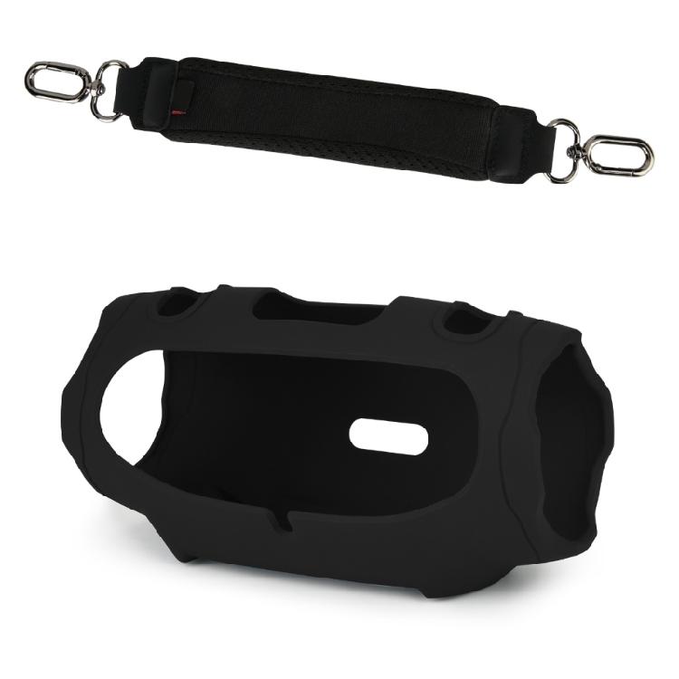 Portable Silicone Case Carrying Storage Bag with Shoulder Straps for Xtreme 4 Speakers for Travel Home Office