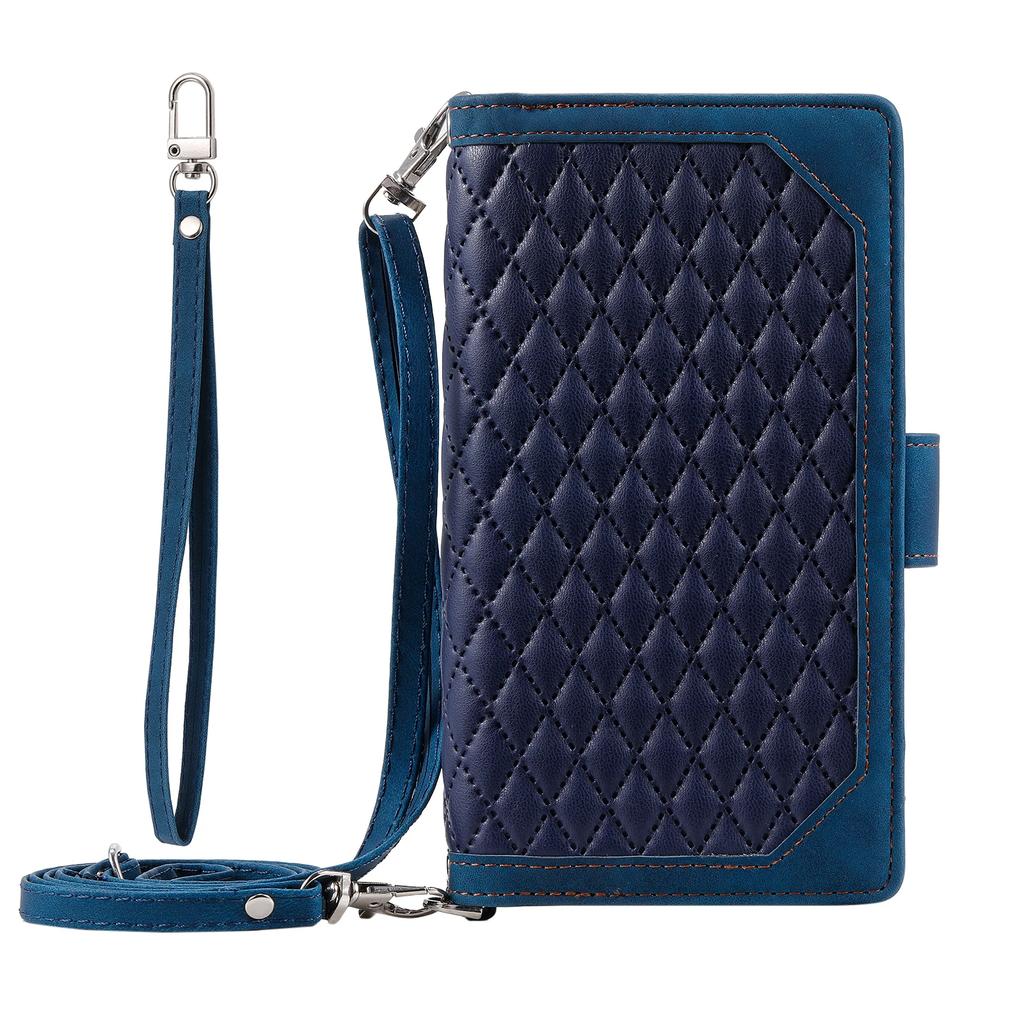 Crossbody Flip Zipper Wallet Leather Phone Case for XiaoMi RedMi Note 14 Pro Plus 14C 13 14C 12 12T 13T Poco X7Pro Lanyard Cover