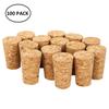 100Pcs Tapered Wine Cork Reusable Natural Wood Corks Portable Sealing Wine Stopper For Wine Bottle Keeper Kitchen Accessories