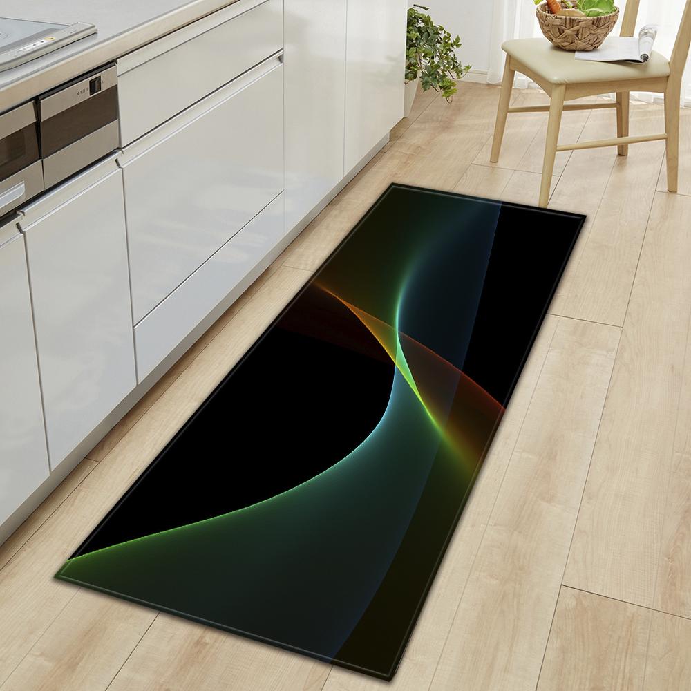 Kitchen Mat Entry Door Mat Living Room Bedroom Floor Carpet Corridor Bathroom Door Non-slip Floor Mat
