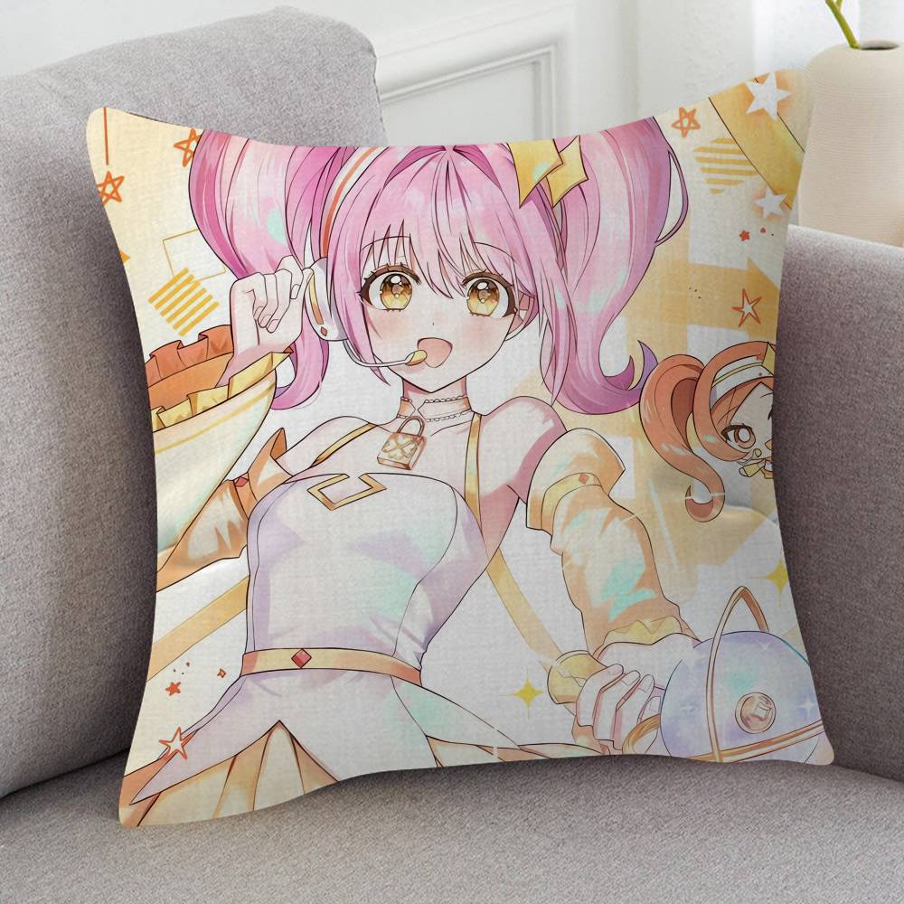 Anime Shugo Chara! Cartoon Series Square Pillowcase Soft Waist Sofa Cushion Cover Bedroom Room Pillowcase