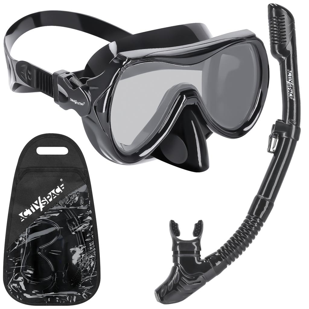 Diving Mask & Snorkel Set For Snorkeling, Mf04