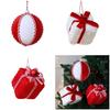 Decoraciones de Árbol de Navidad Terciopeladas Variadas Adornos Festivos Seguros Para Niños Mascotas Suministros de Manualidades Duraderos