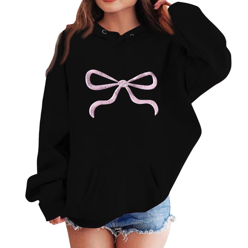 Sweatshirts For Teen Girls Hoodies Long Sleeve Drawstring Pullover Cute Oversized Hoodie