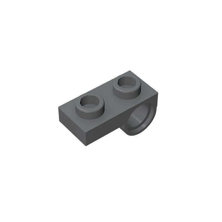18677 Plate Modified 1x2 Pin Hole on Bottom Brick Collection Modular GBC Toy For Technical MOC Buildings Blocks