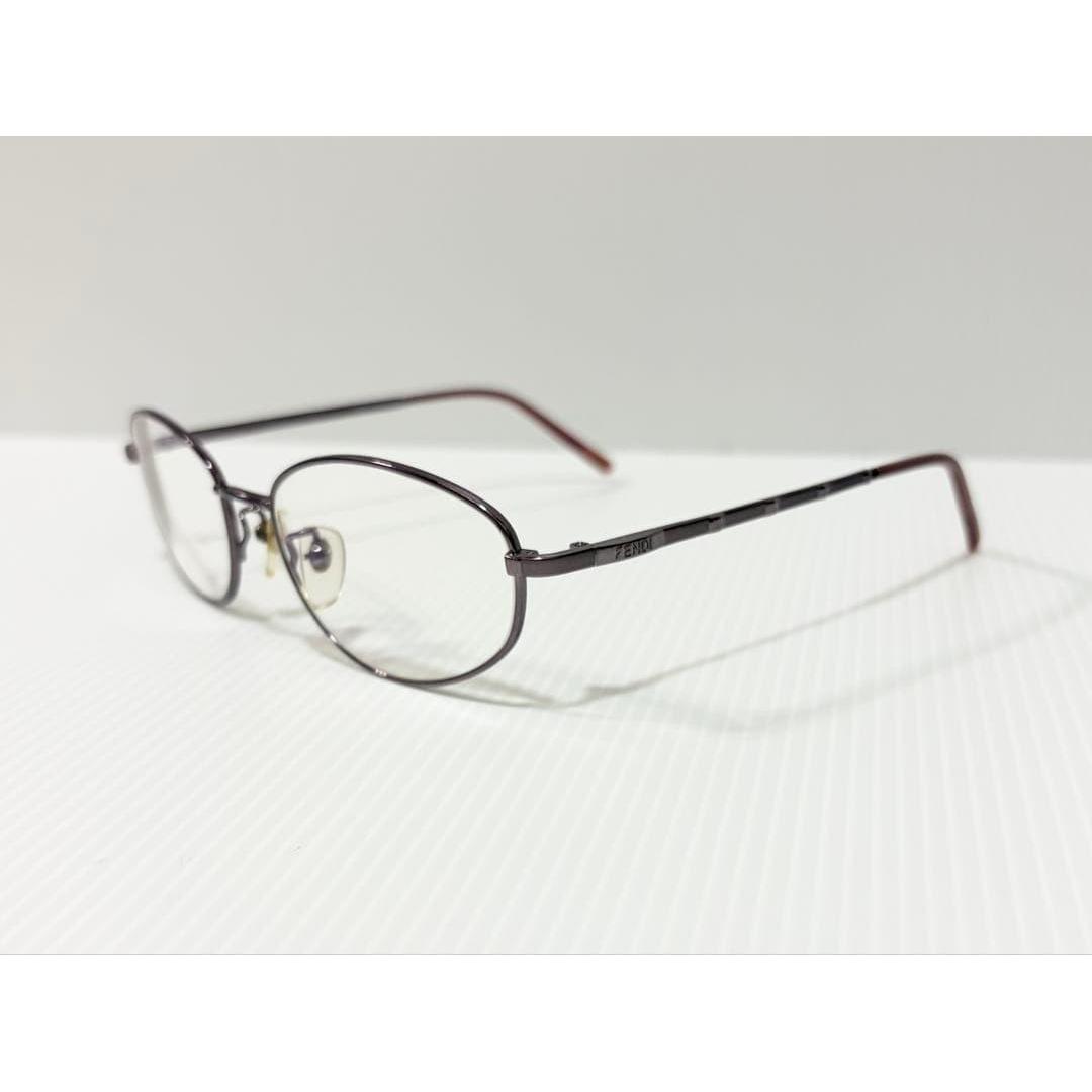 Used FENDI Titanium Glasses VL7391J Made in Japan Vintage