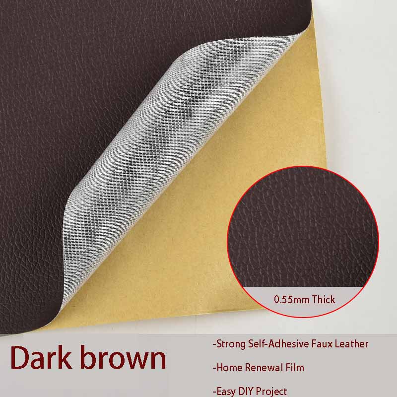 Instant Furniture Repair Film - Strong Self-Adhesive Faux Leather for DIY Sofa Restoration Furniture Resurfacing Resistant Renewal