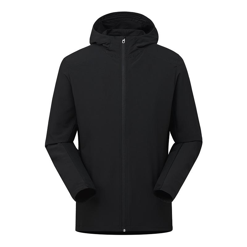 

Быстросохнущая спортивная куртка-худи унисекс - Дышащая, приятная к коже, водоотталкивающая для пеших походов и кемпинга L