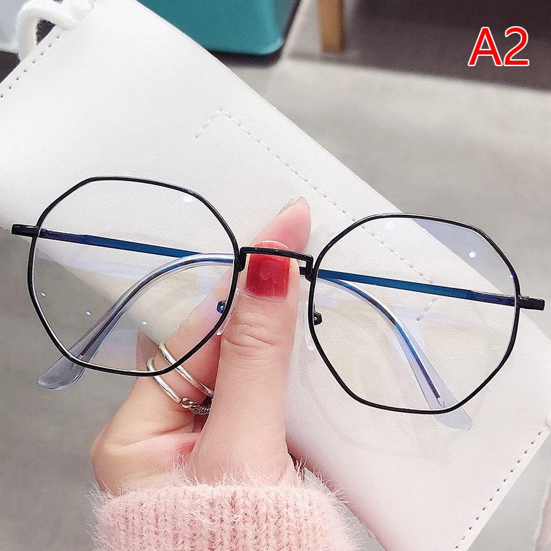 Glasses Ultralight Alloy Frame Plain Women Anti Blue Light Glasses Party Decorate Eyeglasses Fake Glasses Mountaineering Glasses