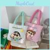 Crayon Shinchan Nylon Tote Bag With Letter Design For Daily Use