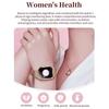 New Lady Fashion Smart Watch Women AMOLED HD Screen Heart Rate Bluetooth Call IP68 Waterproof Sports SmartWatch