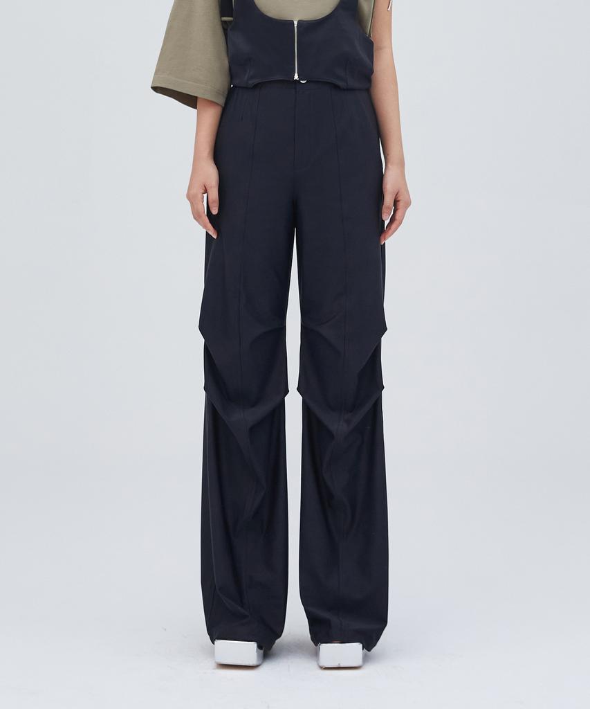 LALAFOX Two-Way Zipper Pants Black Bq2Wp002