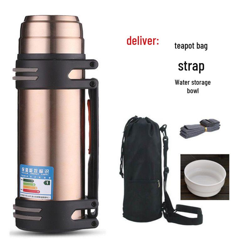 304 Stainless Steel Large Capacity Insulated Thermos for Home, Outdoor, and Car Travel