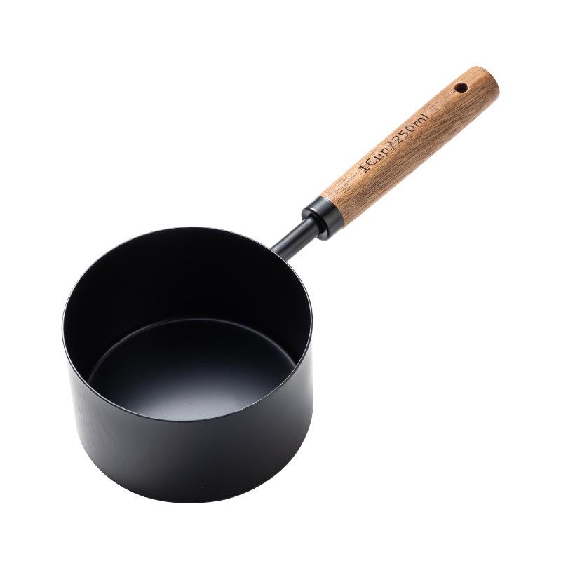 8-Piece Stainless Steel & Walnut Measuring Spoon and Cup Set for Baking and Coffee