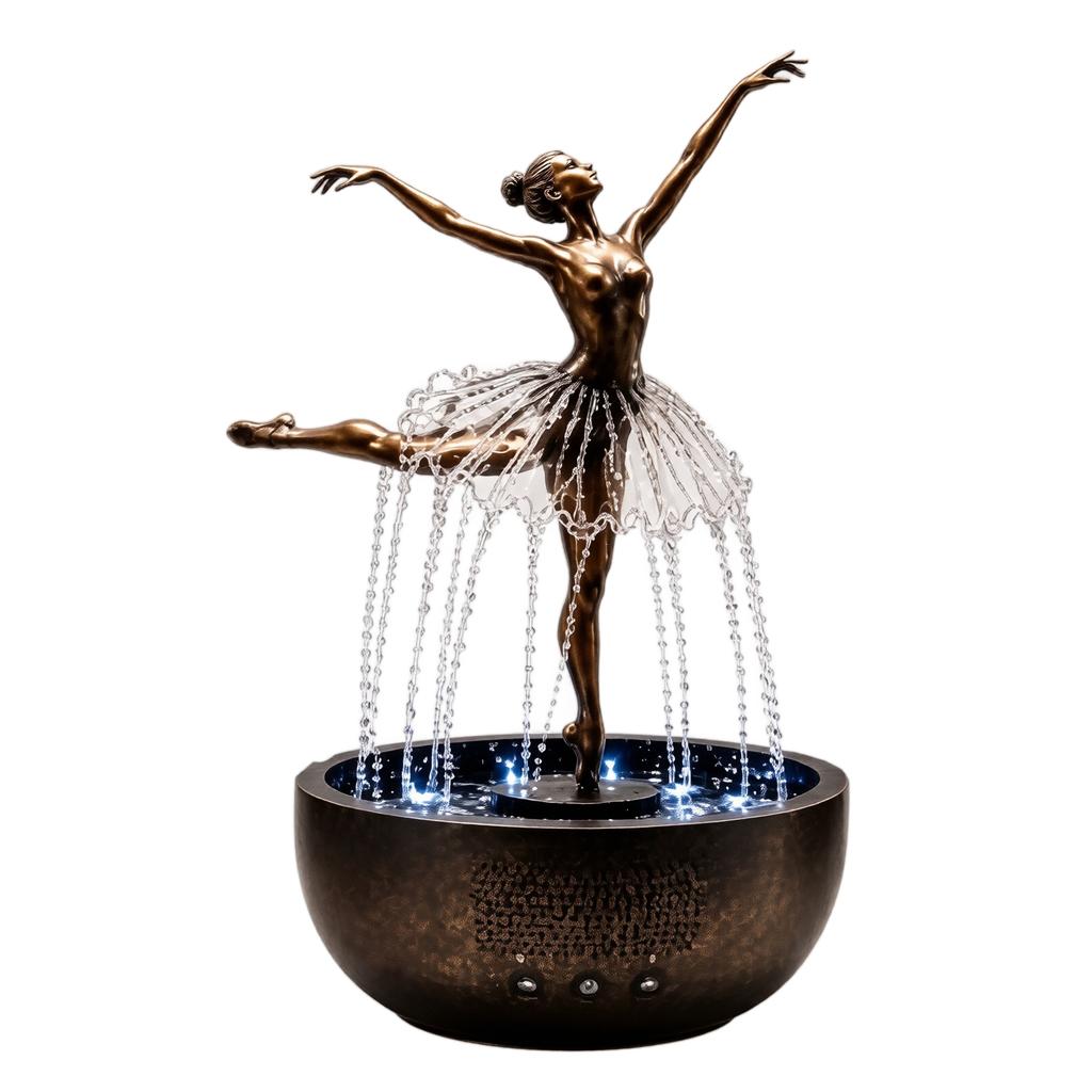 Ballerina Tabletop with USB for Home Decor