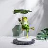 Cartoon Vacation Frog Ornament Cute Miniatures Figurine Crafts Animal Sculpture  Courtyard