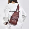 Hot Men's Bag Fashion Messenger Bags Large Capacity Luxury Designer Chest Bags Retro Single Shoulder Crossbody Backpacks