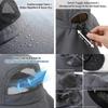 UV Sun Protection Hat Women Foldable Neck Flap Wide Brim Fishing Hat with Ponytail Hole for Women