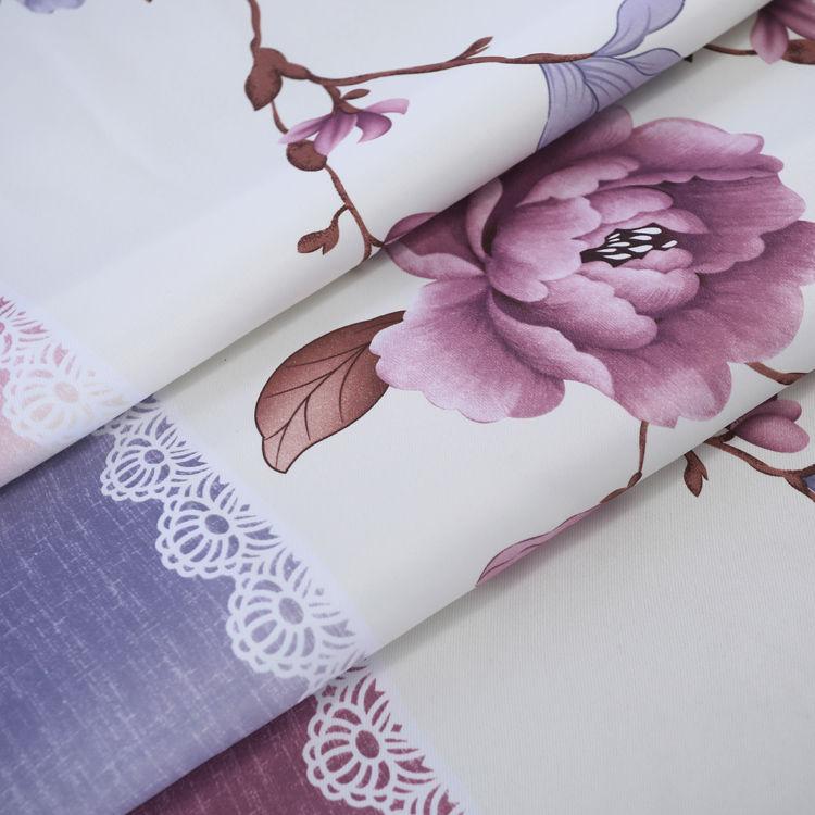Ready Made Curtains Rose Wedding for Living Room Blackout Sided Print Elegant Romantic Floral Design Door Window Treatment