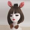 Pig Costume Set Pig Ears Tail Bowtie Tutus Animal Fancy Costume Kit Accessories