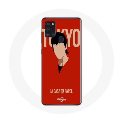 Θήκη Samsung Galaxy A21S La casa de papel Tokyo Fanart λογότυπο