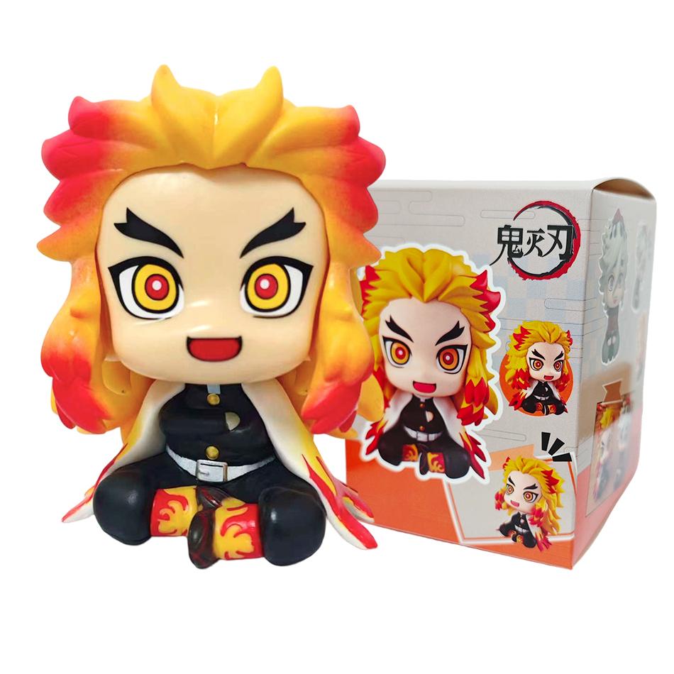 10cm Japan Anime LK Mitsuri Kanroji Sanemi Shinazugawa Giyuu Tomioka Muichiro Tokito Figure Toys for Xmas Gifts