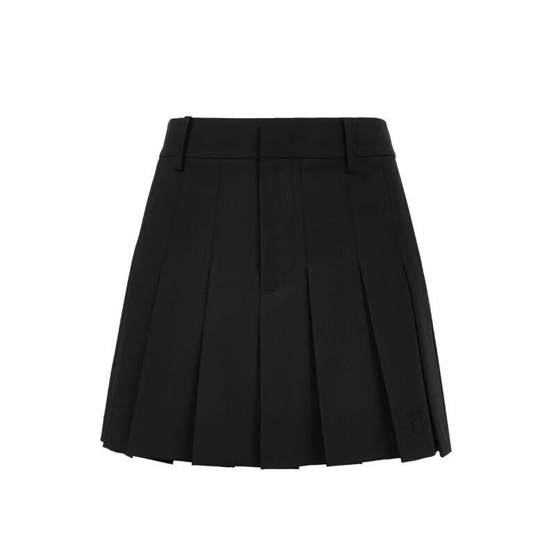 Veromoda Women's Slimming Pleated Mini Skirt