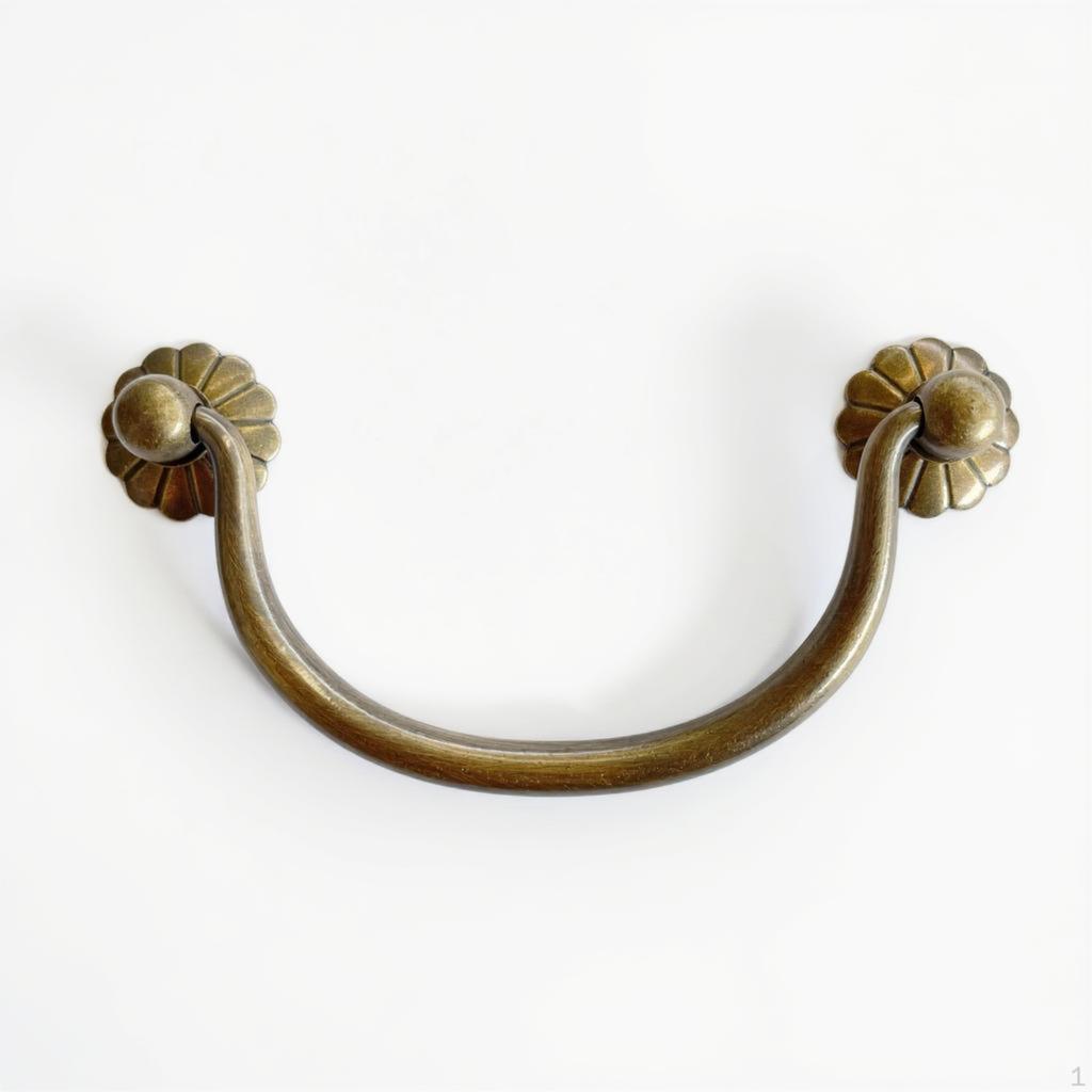 Brass Drawer Handle Elegant Furniture Knob Cabinet Hardware for Chinese Style