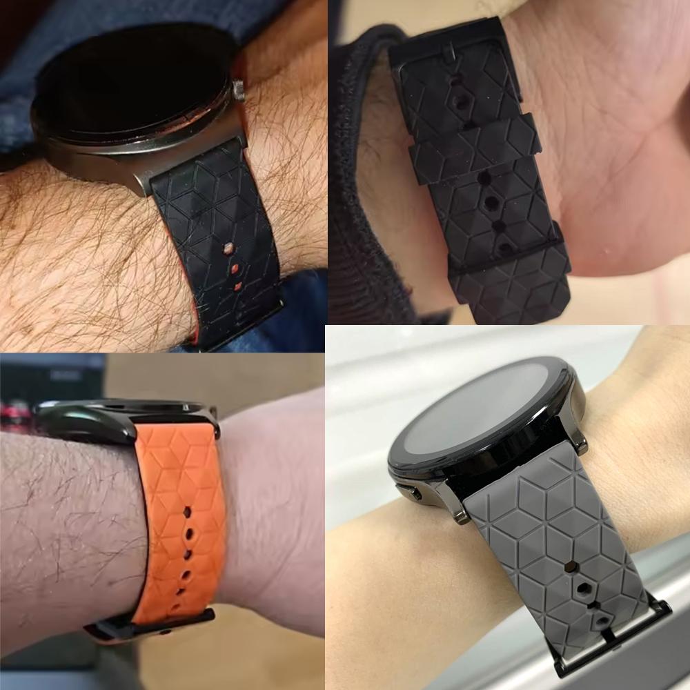 Silikonowy pasek sportowy 20 mm 22 mm do HUAWEI WATCH 5 46 mm 4 Pro GT 5 Pro GT5 4 3 2 Runner Ultimate Band do Garmin Venu 3 Bransoleta