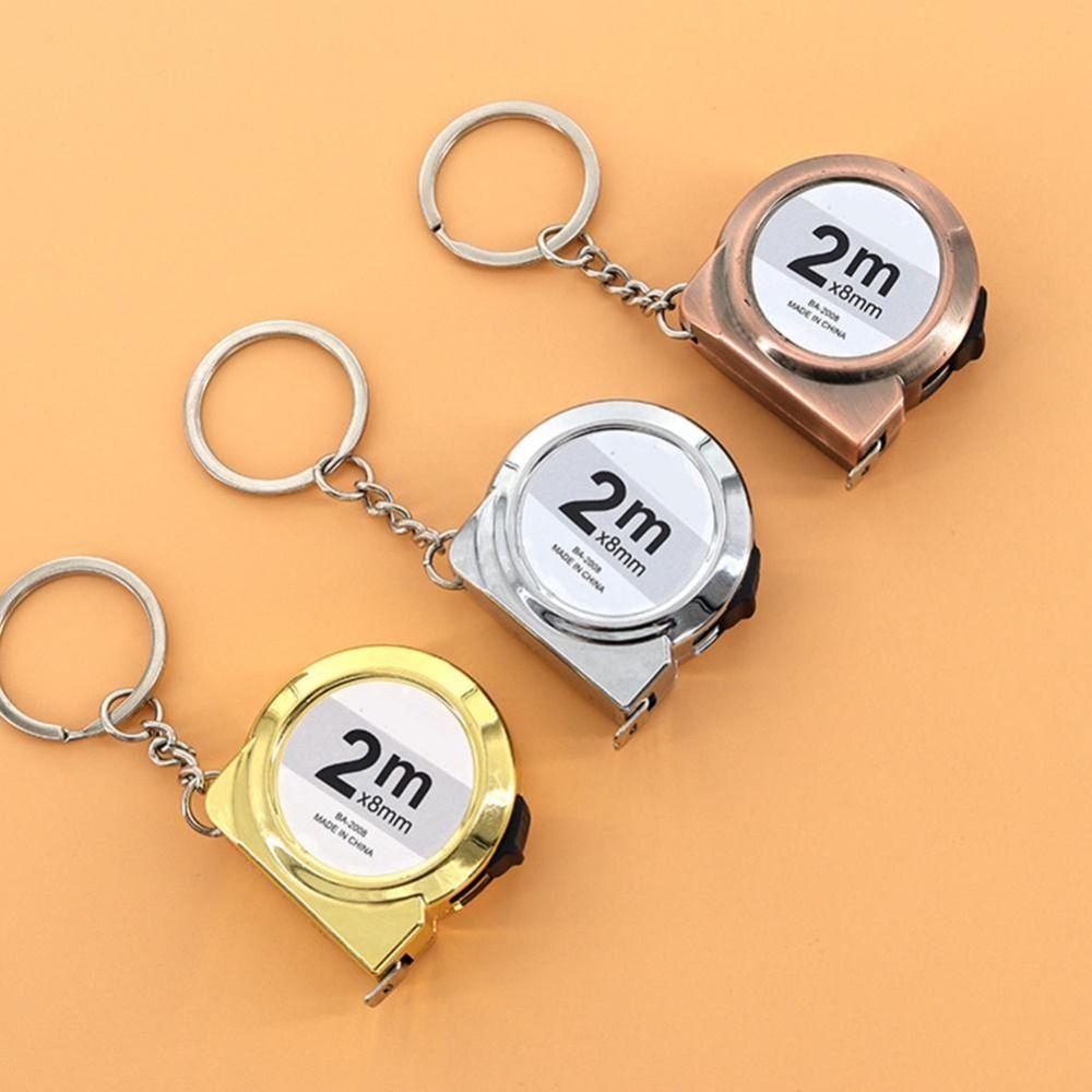 Etractable Mini Keychan Tape 2M Measure Measure Key Chain New Snail Measuring Tape