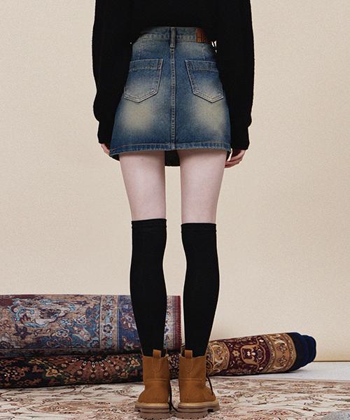 Heint Roxy Teen Washed Mini Denim Skirt_2 Colors