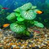 Plastic Material Aquarium Plants Silk Texture Safe Material Artificial Plants Realistic Design Fish Tank Decorations
