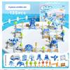 New Magnetic Building Block Railcar Magic Ever-Changing Children Diy Puzzle Assembling Creative Birthday Surprise Gift Toys