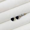 Elegant French Luxury Heart Resin Drip Earrings for Women - INS Style Retro Korean Design