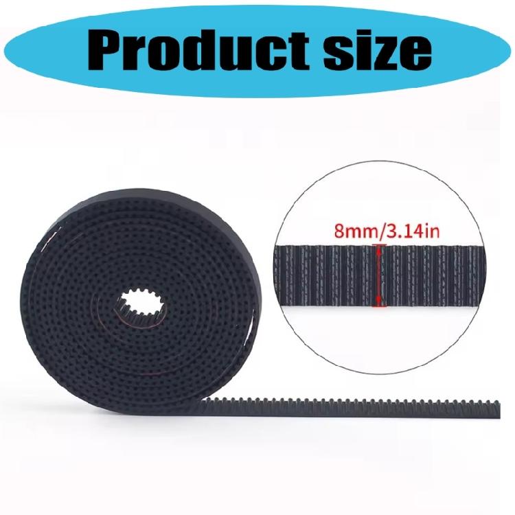 Synthetic Belt Assembly Quick Assembly Flexible Open Drive Belt Replacement for Plus 3D Printer Accessories